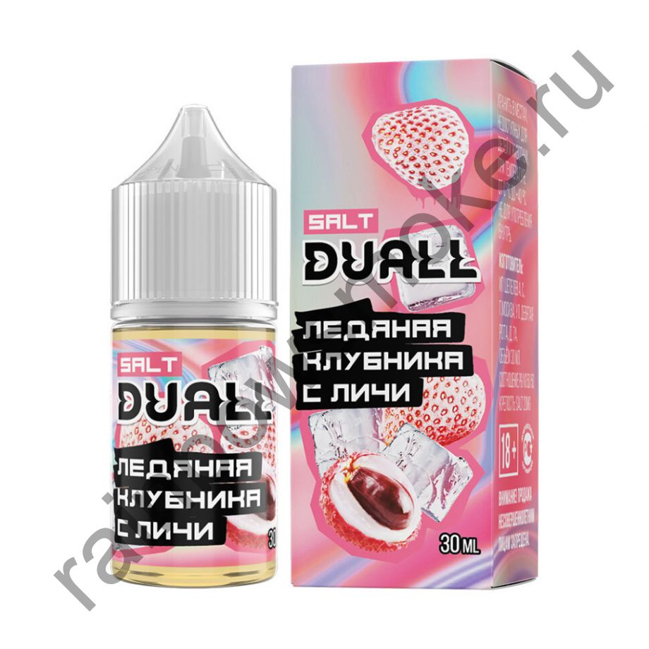 Жидкость Duall Salt Hard Ледяная Клубника с Личи 30мл