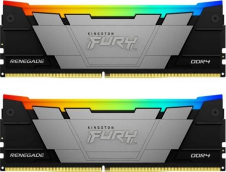 Модуль памяти DDR4 32Gb Kingston 3200 Fury Renegade RGB KF432C16RB12AK2/32 (2x16Gb Kit)