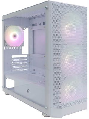 Корпус 1stPlayer FD5-M ARGB White FD5-M-WH-4F2-W(AP)