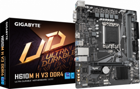 Материнская плата 1700 Gigabyte H610M H V3 DDR4