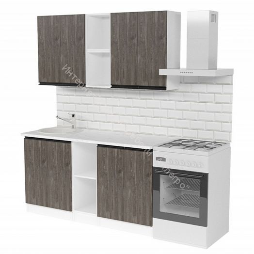 Кухонный гарнитур Ноктюрн нормал 1500 мм