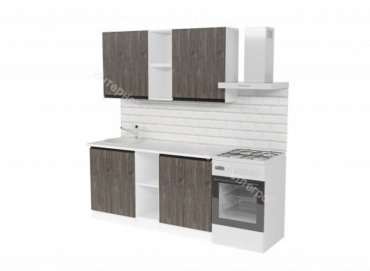 Кухонный гарнитур Ноктюрн нормал 1500 мм