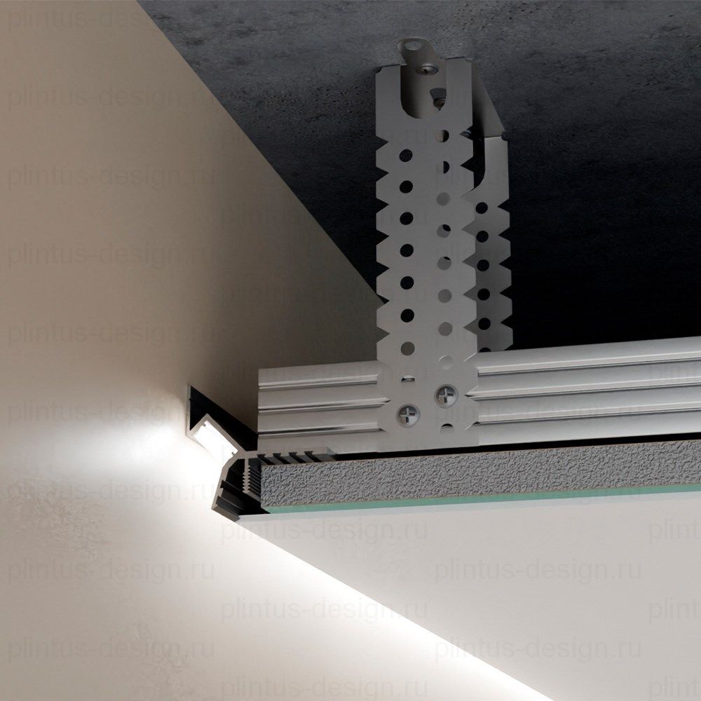 Pro Design Gipps 594 теневой потолочный профиль Чёрный