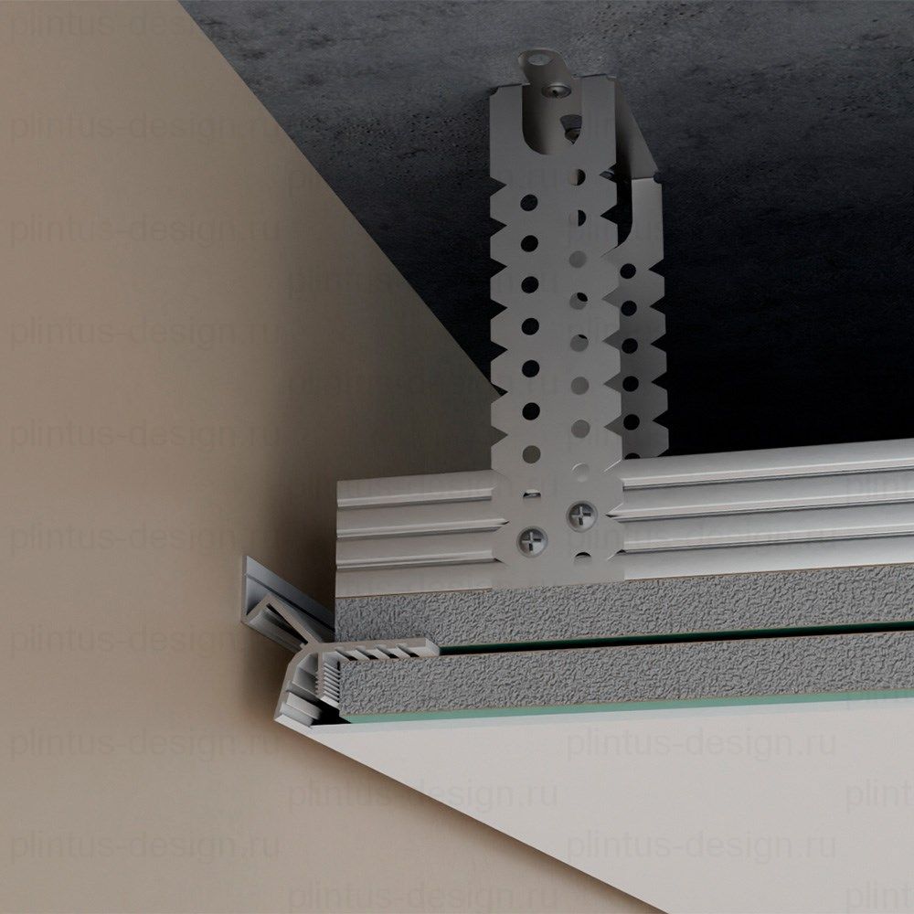 Pro Design Gipps 594 теневой потолочный профиль Белый
