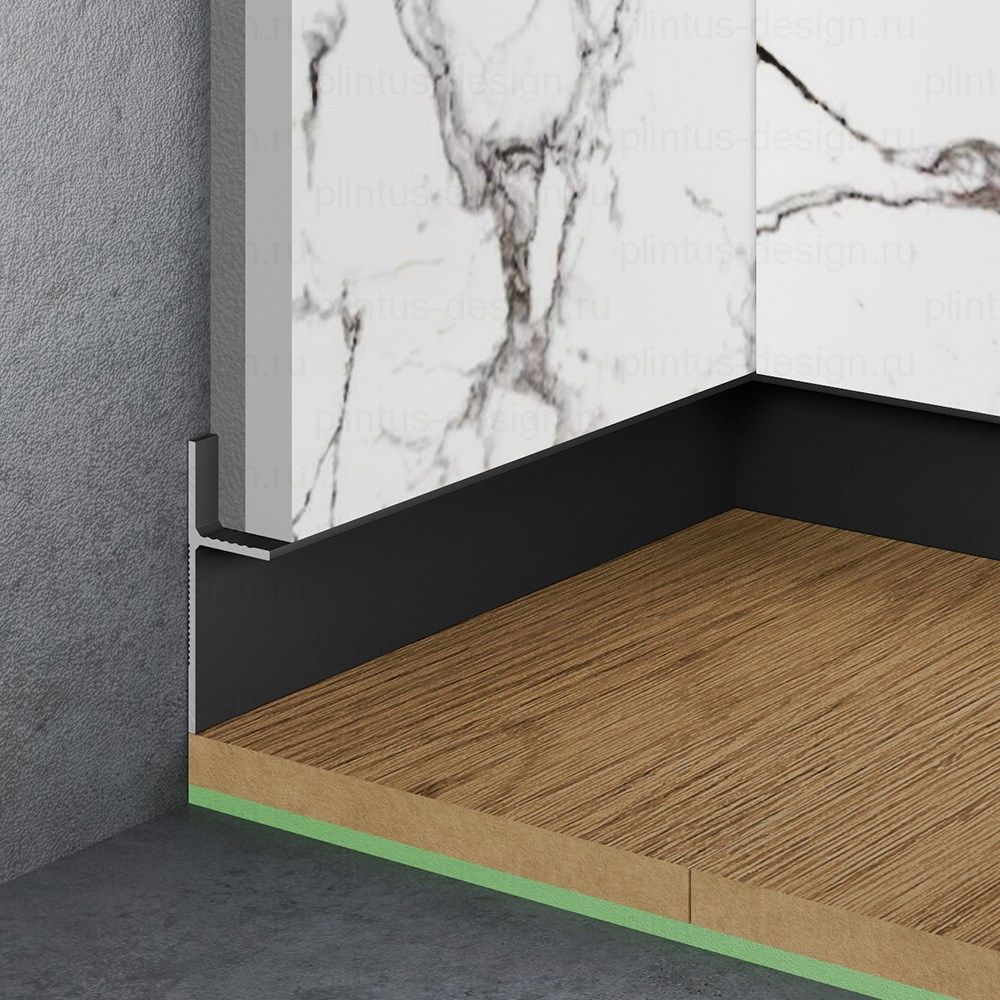 Pro Design Panel 7208 теневой плинтус чёрный