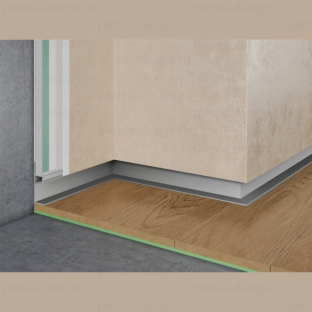 Pro Design 7210 теневой плинтус анодированный