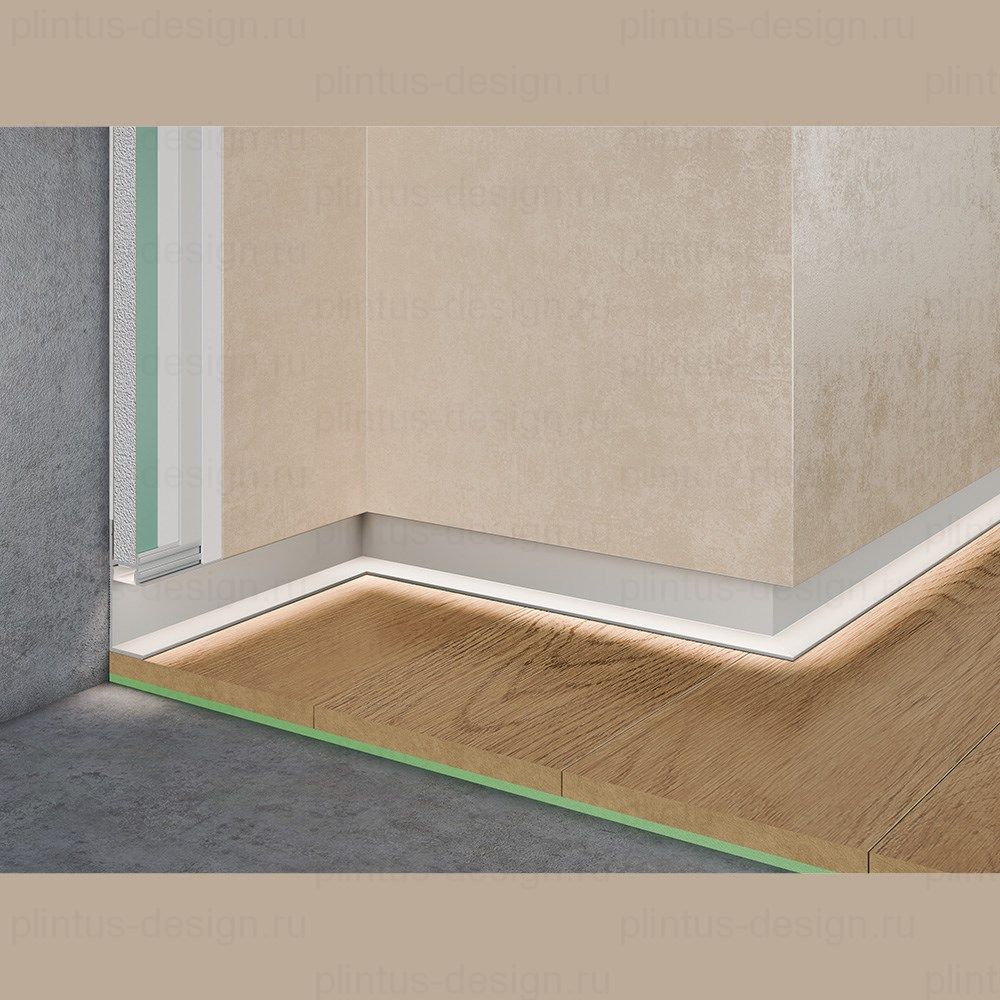 Pro Design 7210 теневой плинтус анодированный