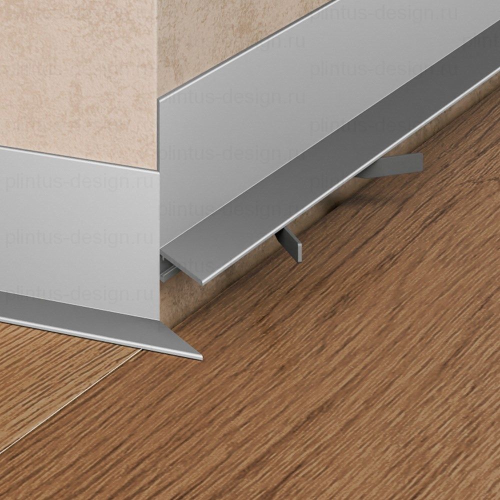 Микроплинтус Pro Design Mini L 601 анодированный