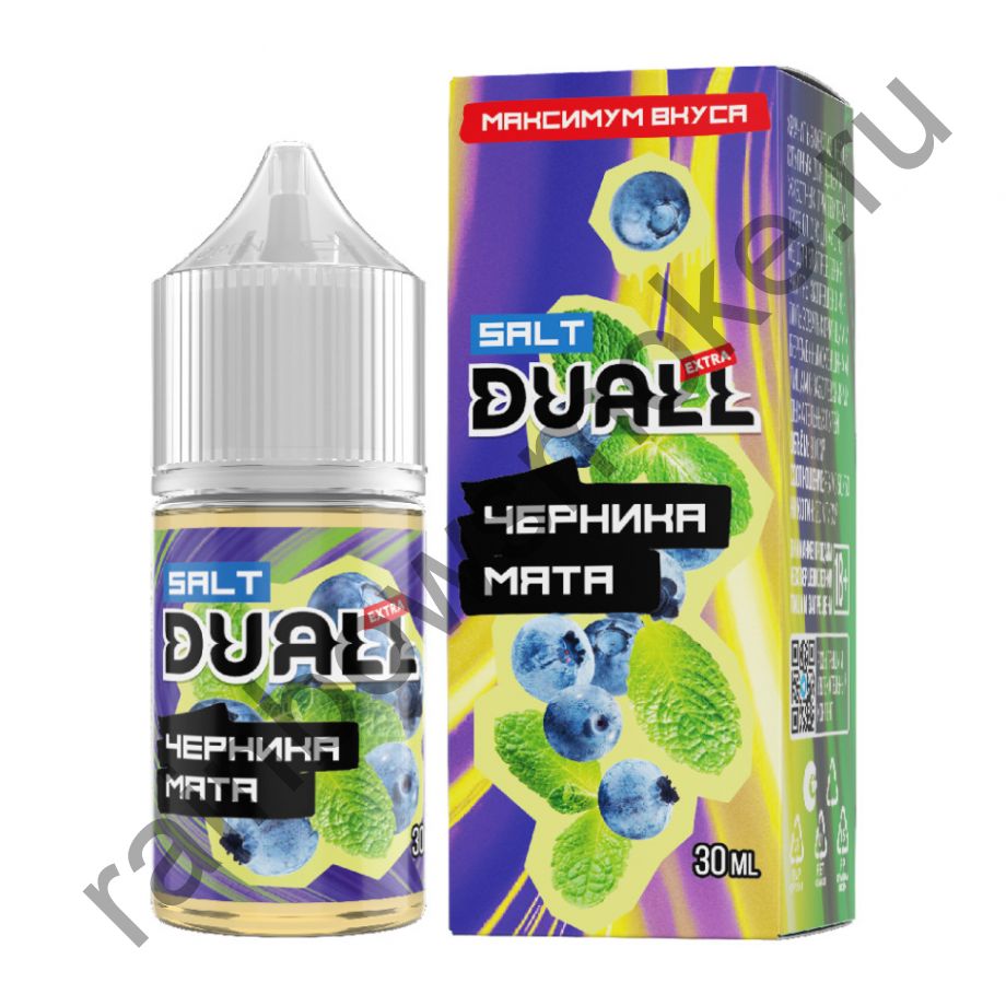 Жидкость Duall Salt Light Черника Мята 30мл