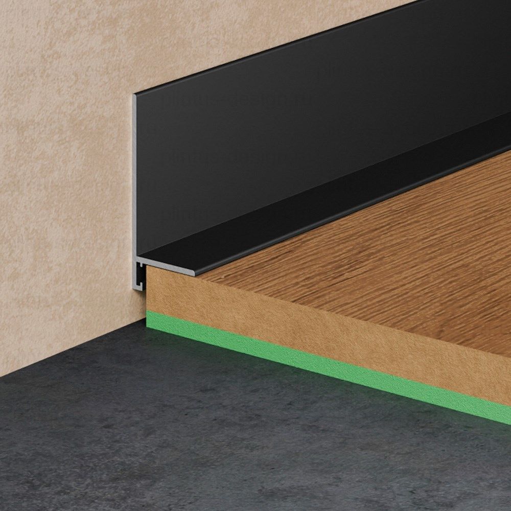 Микроплинтус Pro Design Mini L 601 чёрный