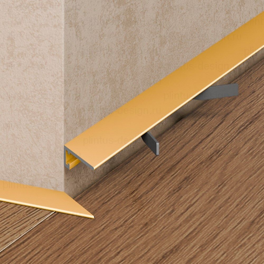 Pro Design Mini щелевой плинтус 7067 золото