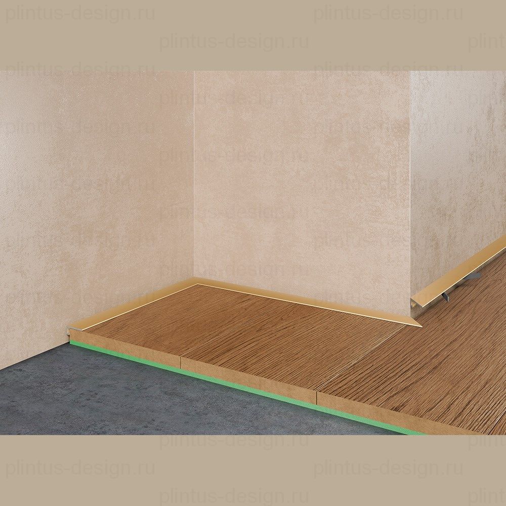 Pro Design Mini щелевой плинтус 7067 шампань