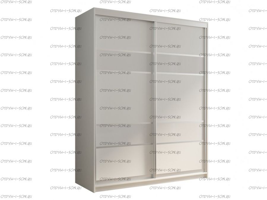 Шкаф-купе  Кааппи 8 двухдверный, шесть размеров на выбор
