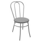 Стул «Венский» для столовой (Цвет обивки серый)