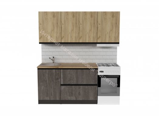 Кухонный гарнитур Адажио макси 1800 мм