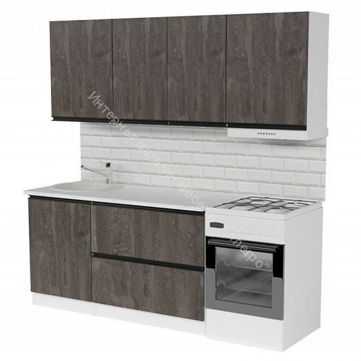 Кухонный гарнитур Ноктюрн  макси 1800 мм