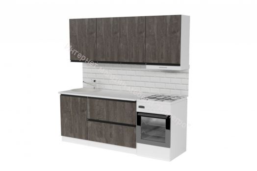 Кухонный гарнитур Ноктюрн  макси 1800 мм