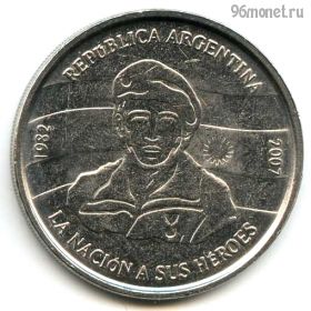 Аргентина 2 песо 2007