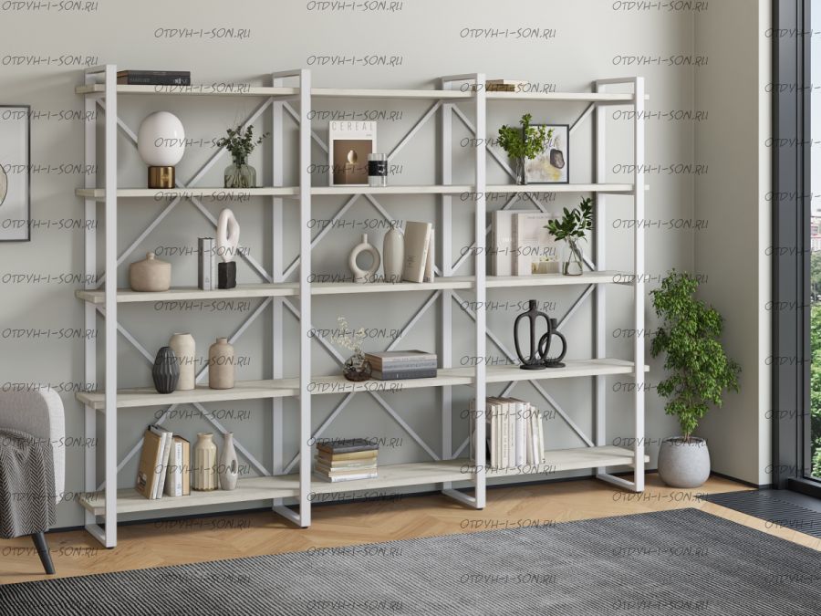 Стеллаж Айсберг Лофт 240х182-4  (248х34х182)