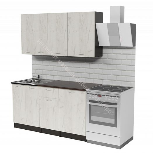 Кухонный гарнитур Лоретта нормал 1500 мм