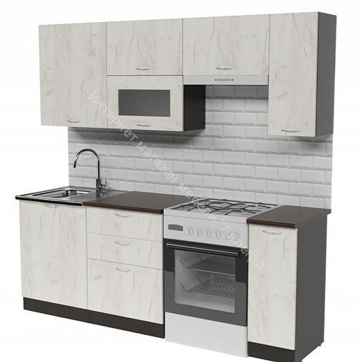 Кухонный гарнитур Лоретта ультра 2000 мм