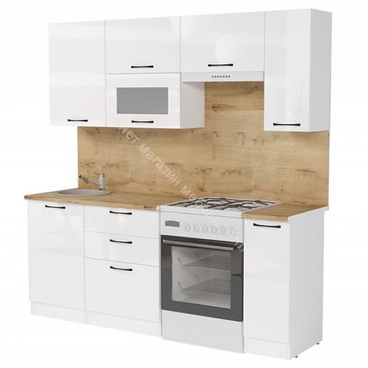 Кухонный гарнитур Жасмин ультра 2000 мм