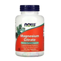 NOW Магний цитрат Magnesium Citrate, 120 капс.