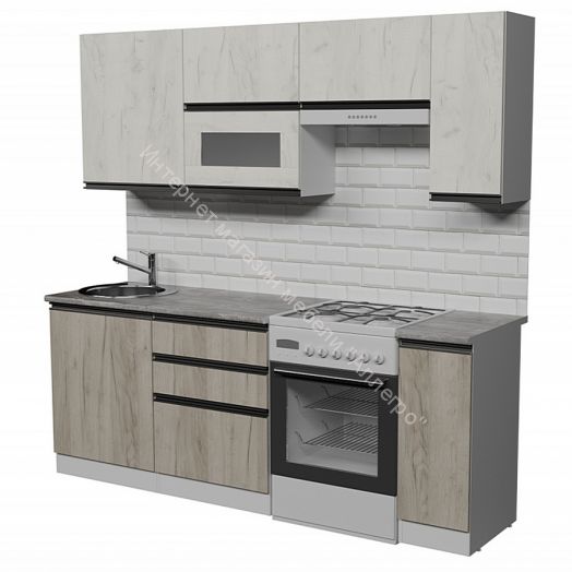 Кухонный гарнитур Паола ультра 2000 мм