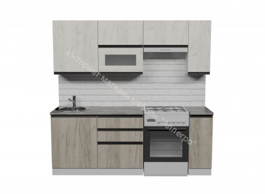 Кухонный гарнитур Паола ультра 2000 мм