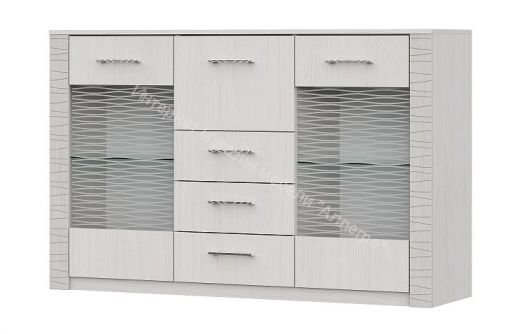 Комод витрина Гамма 20 Серия 4 Серия №4 Гамма 20 Ясень анкор светлый/Сандал светлый