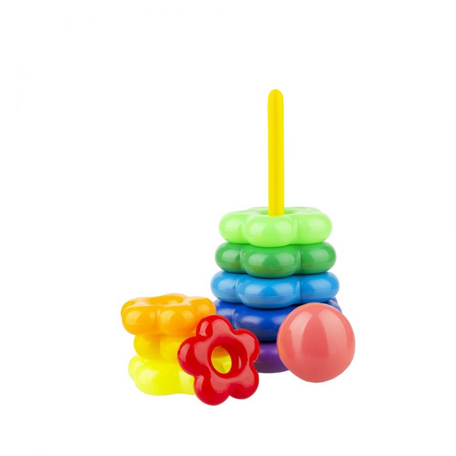 Игра Пирамида «Цветочек» 30см