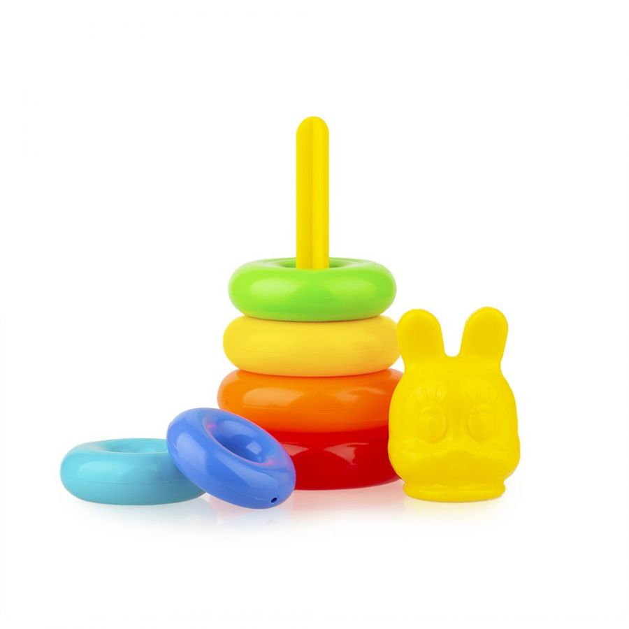 Игра Пирамида зоопарк «Заяц» 24см