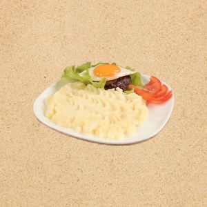 Бифштекс с пюре 300г