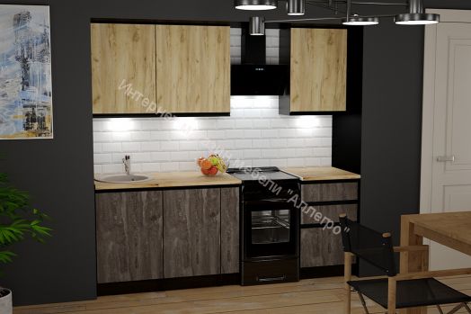 Кухонный гарнитур Адажио стандарт 1600 мм