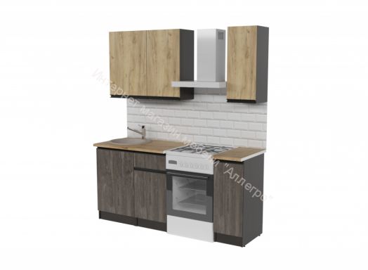 Кухонный гарнитур  Адажио лайт 1200 мм