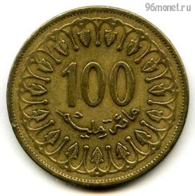 Тунис 100 миллимов 2011