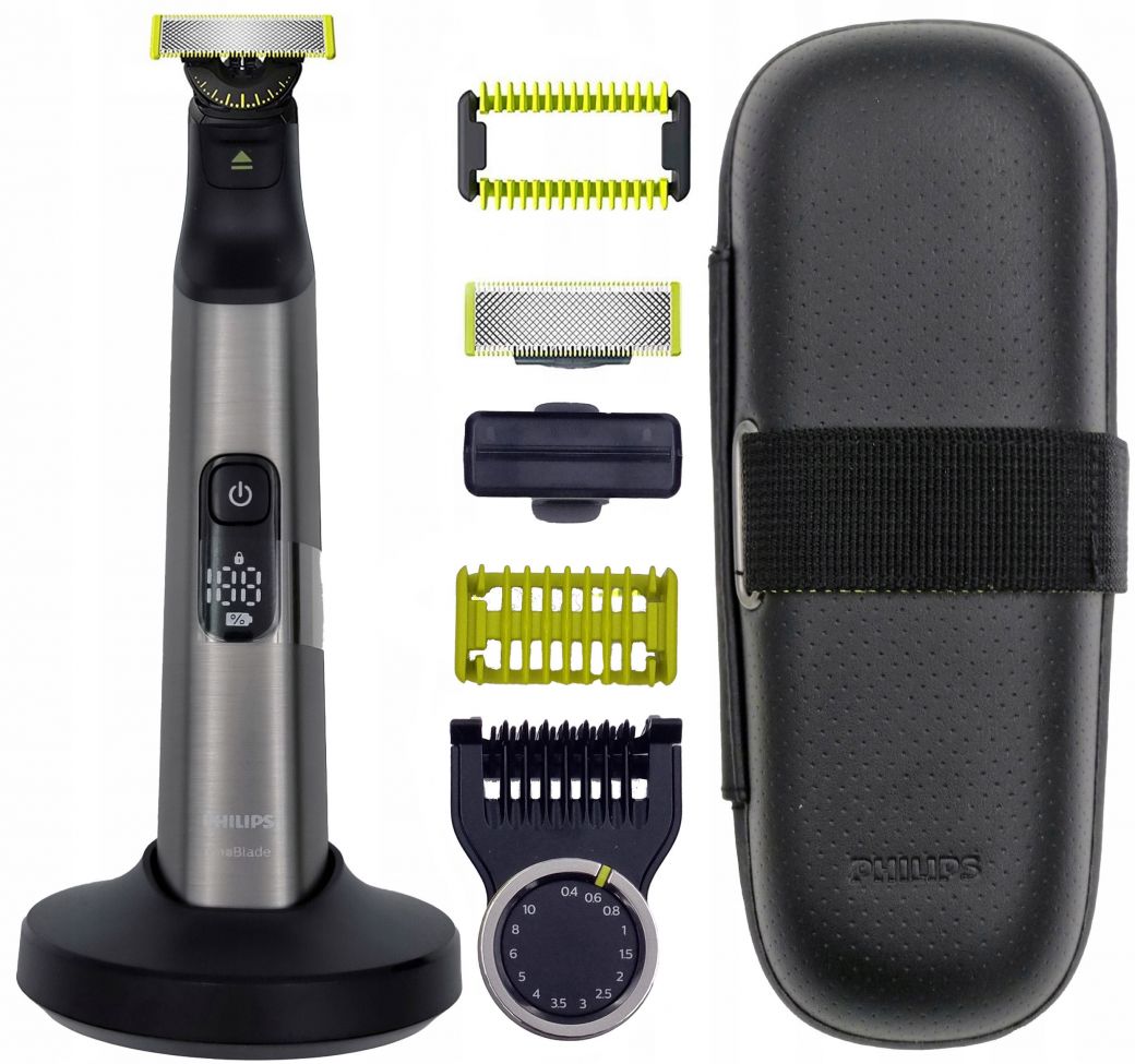 Триммер Philips QP6651/30 зеленый, черный