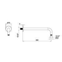 Кронштейн ALMAR Round Arm E021113 схема 4