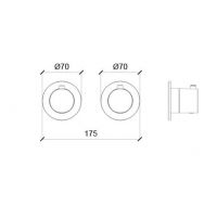 Однорычажный смеситель для душа ALMAR Modular E180132 схема 2