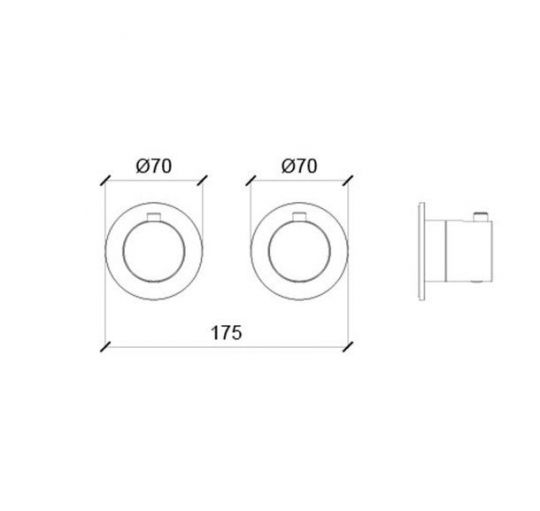 Однорычажный смеситель для душа ALMAR Modular E180132 схема 8