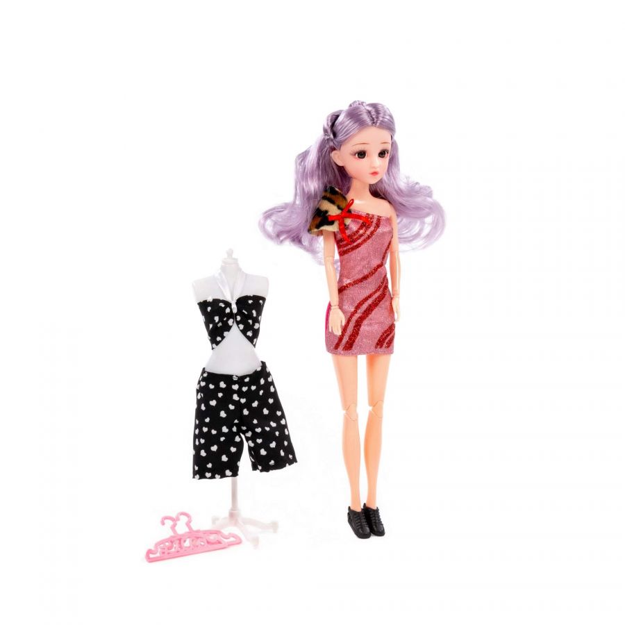 Кукла "Ксюша" (30 см) у стилиста + аксессуары (4 элемента) (в коробке №3)