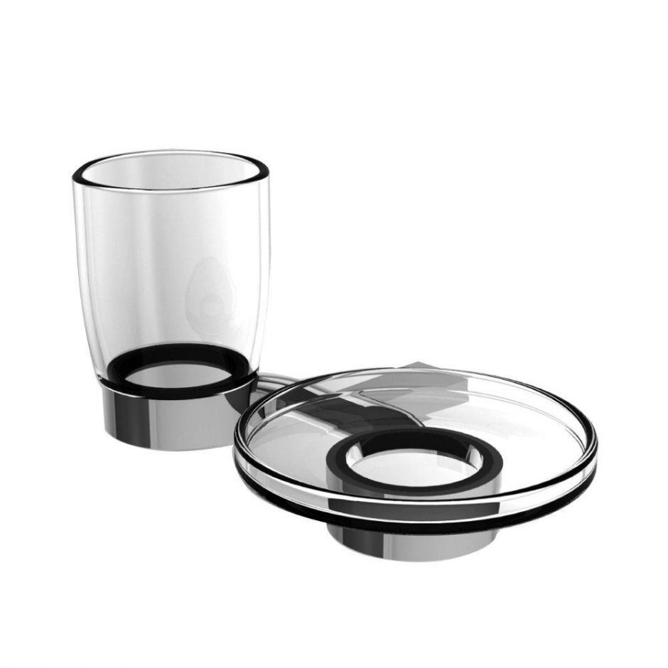 Изображение Держатель для мыльницы и стакана Stella Bamboo BT 10005 CR00