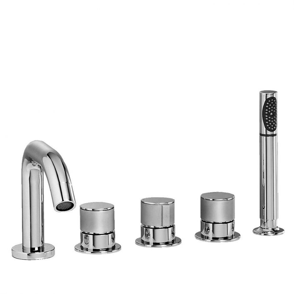 Изображение Смеситель на борт ванны Stella Bamboo на 5 отверстий 3256TR308