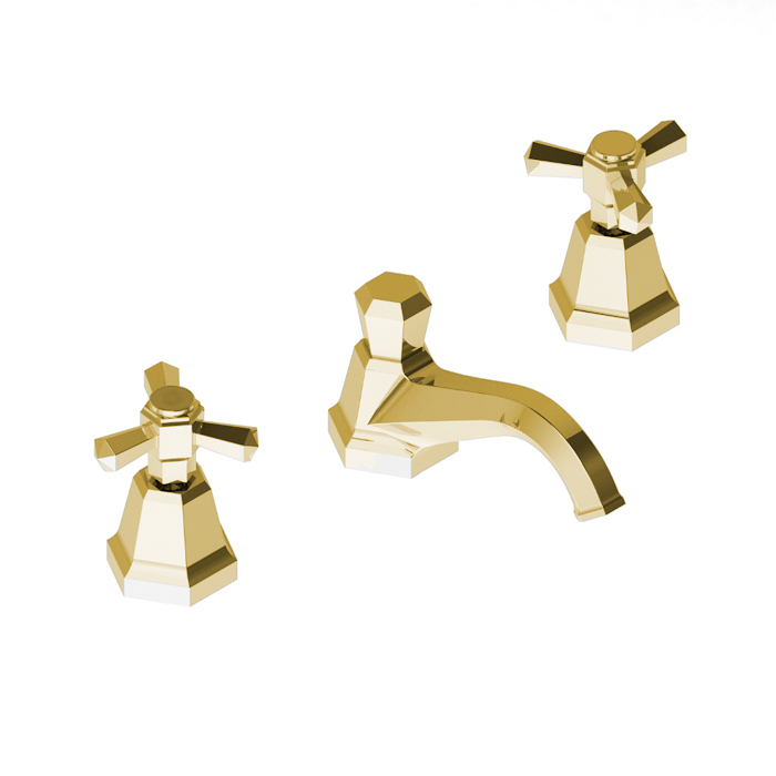 Изображение Смеситель Stella Eccelsa для раковины на 3 отверстия 3224TC с донным клапаном