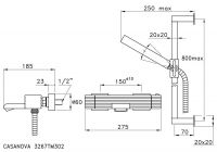 Термостат для душа Stella Casanova CS 06010 схема 2