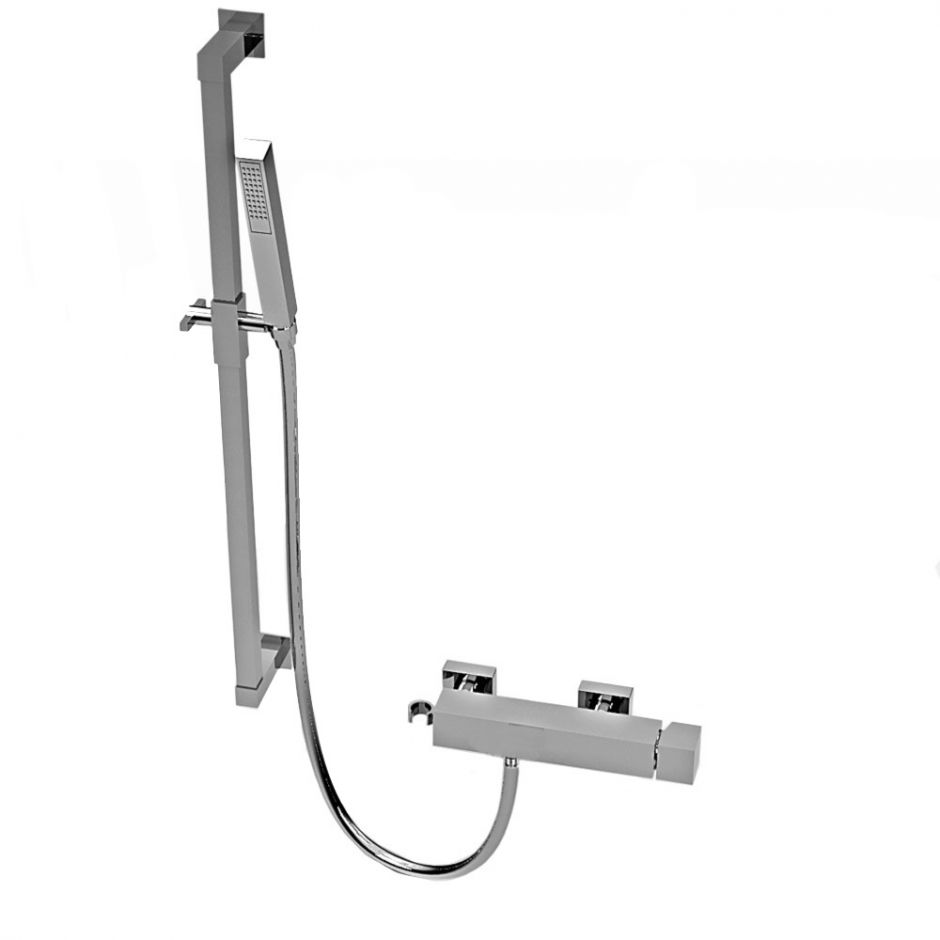 Изображение Душевой комплект Stella Bamboo Quadro 3283AC/302-6: смеситель штанга+ручной душ