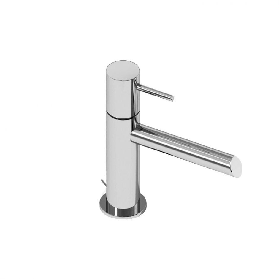 Изображение Смеситель Stella Lucilla для раковины на 1 отверстие 3224P длина излива 125мм с донным клапаном