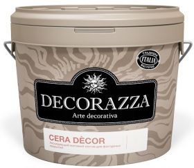 Декоративный Состав Decorazza Cera Decor 2.5л CD 10-11 Лессирующий, Матовый на Основе Воска / Декораза Сера Декор.