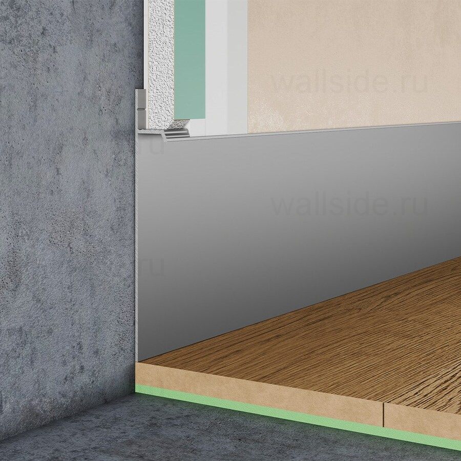 Скрытый плинтус Pro Design 323 не анодированный