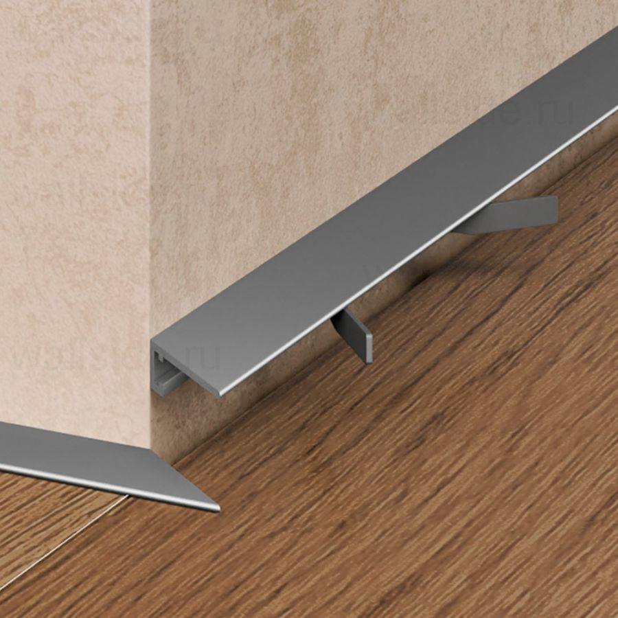 Щелевой микроплинтус Pro Design MINI 7067 анодированный